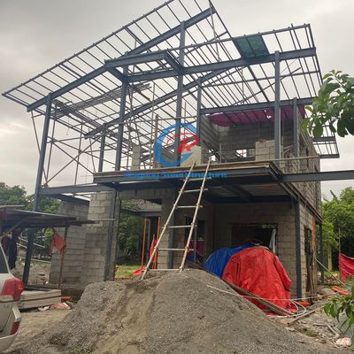 आधुनिक वास्तुकला इस्पात निर्माण Q345b Q235b इस्पात फ्रेम बहुमंजिला भवन
