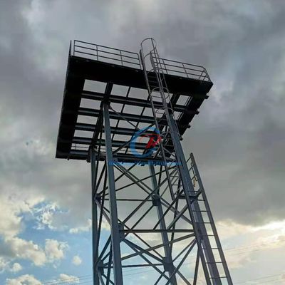 जस्ती इस्पात जल टावर, ऊंचा जल भंडारण टैंक अंतरिक्ष का कुशल उपयोग