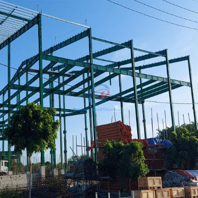 उच्च शक्ति वाले बोल्ट कनेक्शन के साथ टिकाऊ इस्पात संरचना भवन घटक