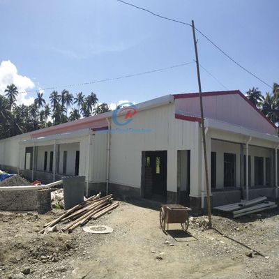 भारी Q345B Q235B स्टील संरचना स्वचालित वेंटिलेशन के साथ पोल्ट्री हाउस
