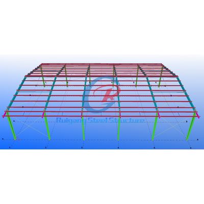 मानक स्टील बास्केटबॉल कोर्ट उच्च स्थायित्व स्टील गोदाम शेड