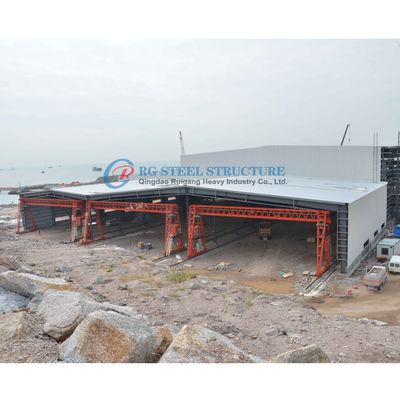 बहु-स्पैन इस्पात संरचना कार्यशाला भवन, बड़े पैमाने पर औद्योगिक इस्पात संरचना