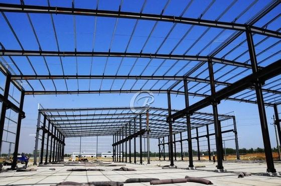 कस्टम पीईबी संरचनात्मक इस्पात फ्रेम वाणिज्यिक भवन कम रखरखाव