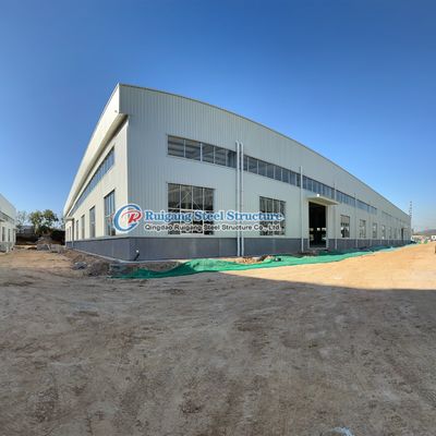 पूर्वनिर्मित पोर्टेबल इकट्ठे इस्पात संरचना गोदाम सस्ती