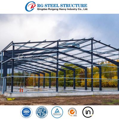 Prefabricated Metal Frame Workshop Steel Structure Commercial Office Building Large Warehouse