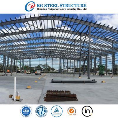 पूर्वनिर्मित बड़ी अवधि वाली इस्पात संरचना भवन पूर्वनिर्मित धातु गोदाम कार्यशाला कार्यालय भवन कारखाना शेड