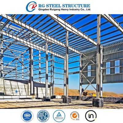 पूर्वनिर्मित धातु भवन प्रकाश इस्पात संरचना कार्यालय गोदाम अनुकूलन के लिए