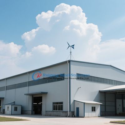 50 साल की जीवन अवधि के साथ कस्टम क्लियर स्पैन स्टील वेयरहाउस