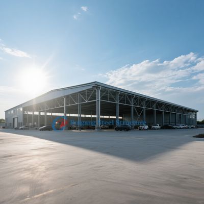 Q355B औद्योगिक सुविधाओं के लिए इस्पात संरचना भंडार