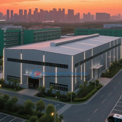 कस्टम स्टील स्ट्रक्चर वेयरहाउस लाइटवेट गैल्वेनाइज्ड प्रीफैब बिल्डिंग