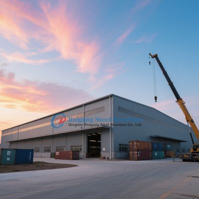 मॉड्यूलर और पूर्वनिर्मित स्टील स्ट्रक्चर बिल्डिंग ऑफ लाइट स्टील स्ट्रक्चर वेयरहाउस टिकाऊ स्टीरियोस्कोपिक फैक्ट्री