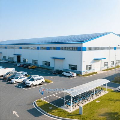 ऑटोमोबाइल दुकानों के लिए कस्टम स्टील संरचना गोदाम