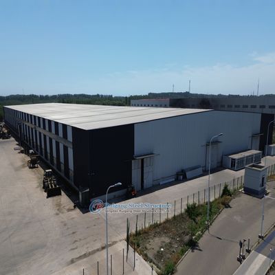 अग्निरोधी सामग्री के साथ कस्टम स्टील स्ट्रक्चर वेयरहाउस