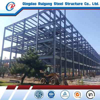स्टील फ्रेम स्ट्रक्चर प्रीफैब्रिकेटेड मल्टी-फ्लोर इंडस्ट्रियल स्टील बिल्डिंग