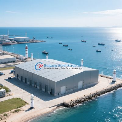 पूर्वनिर्मित इस्पात संरचना गोदाम फ्रेम भवन