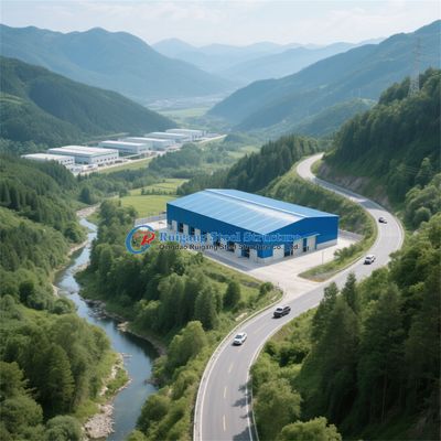 बड़े प्रीफैब बिल्डिंग वेयरहाउस के लिए प्रीफैब स्टील संरचनात्मक भवन