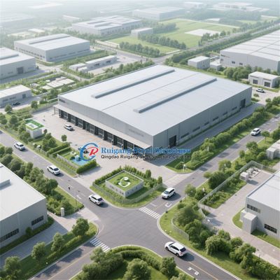 पूर्व निर्मित स्टील फ्रेम संरचना प्रीफैब स्टोरेज गैराज धातु भवन